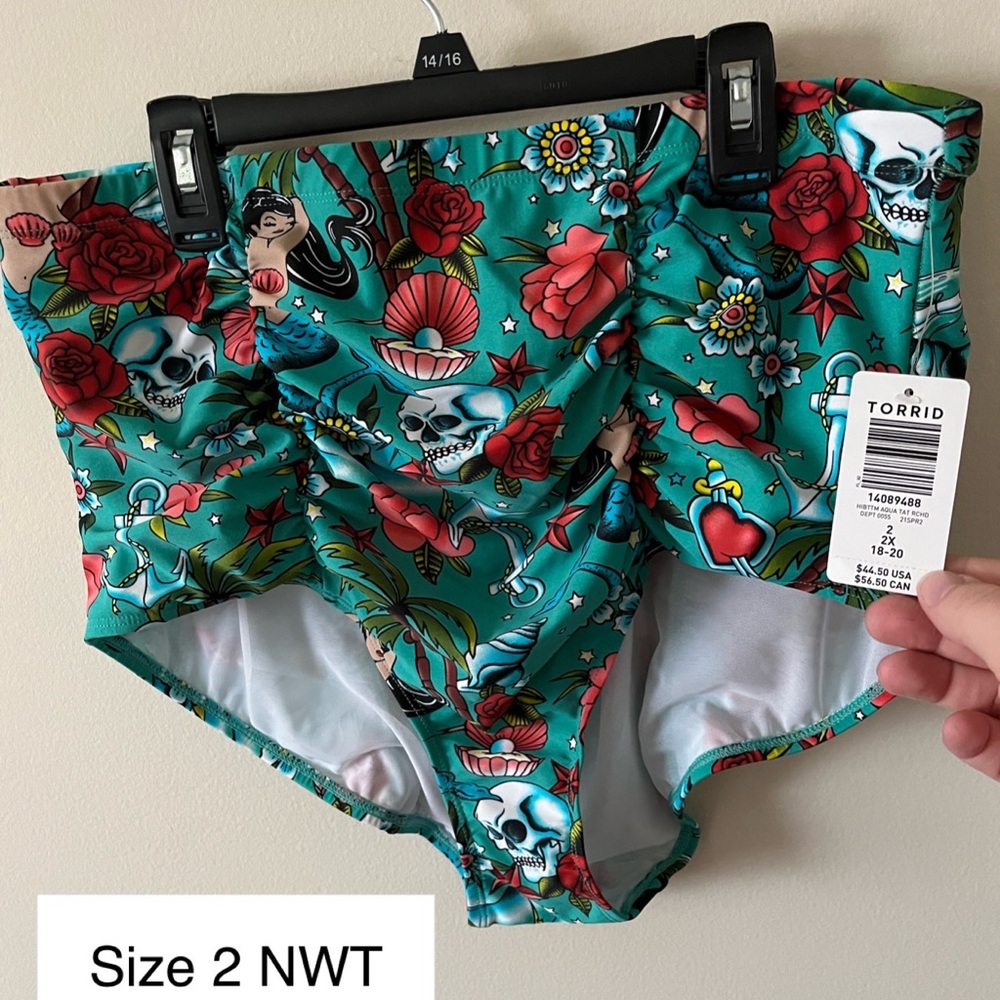 Torrid High Waist Swim Bottom